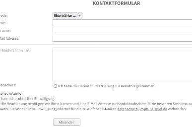 Neue Formularfunktionen